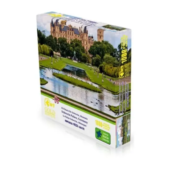 Wuundentoy Gold Edition: Schwerin Palace Germany Jigsaw Puzzle - 1000pc image {2}