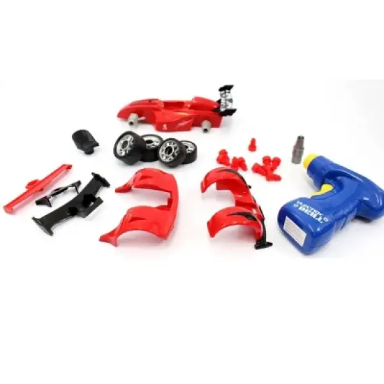 Insten 30 Piece Build Your Own Formula Racing Car Take-A-Part Toy, Engineering Stem Project Kit, 8.5 x 3.5 image {1}