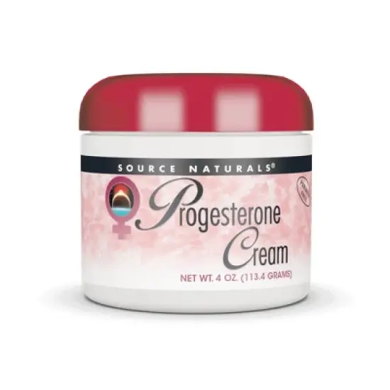 Progesterone Cream by Source Naturals, Inc.  -  4 oz Cream image {3}