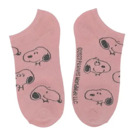 Peanuts Characters Women's 5-Pair Ankle Socks image {4}