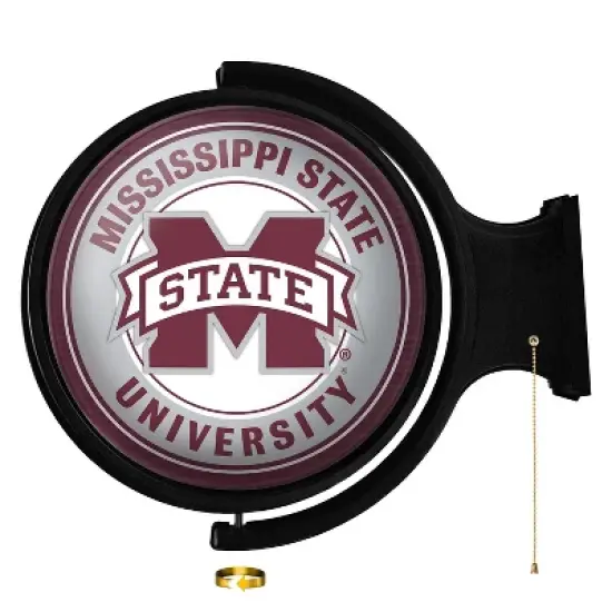 University Original Round Rotating Lighted Wall Sign image {50}