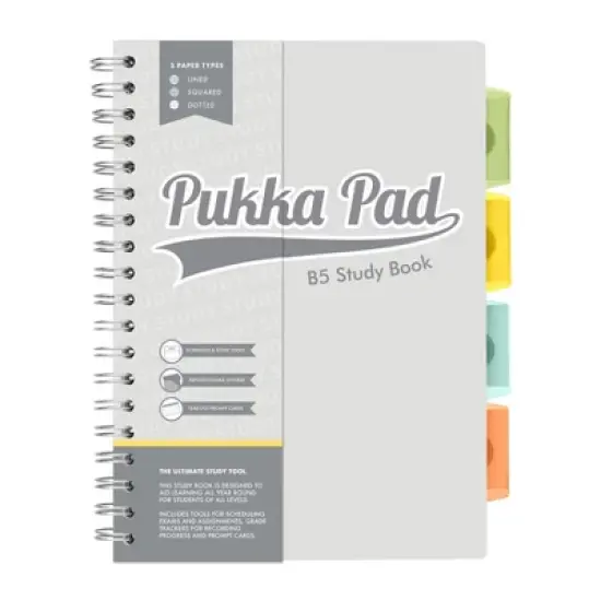 Pukka Pads B5 Study Book, Pack of 2 image {1}