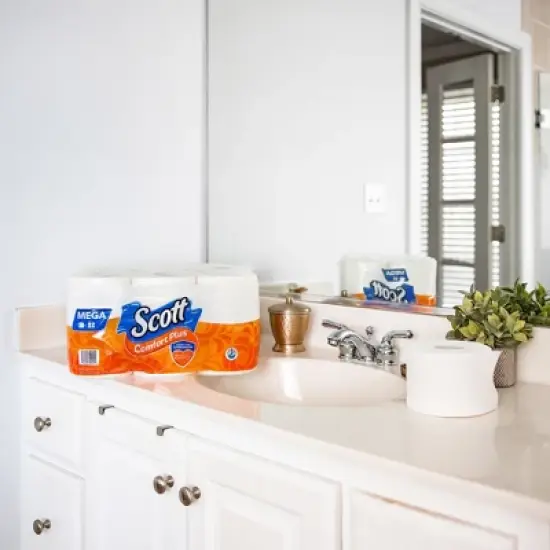 Scott ComfortPlus Septic-Safe 1-Ply Toilet Paper image {3}