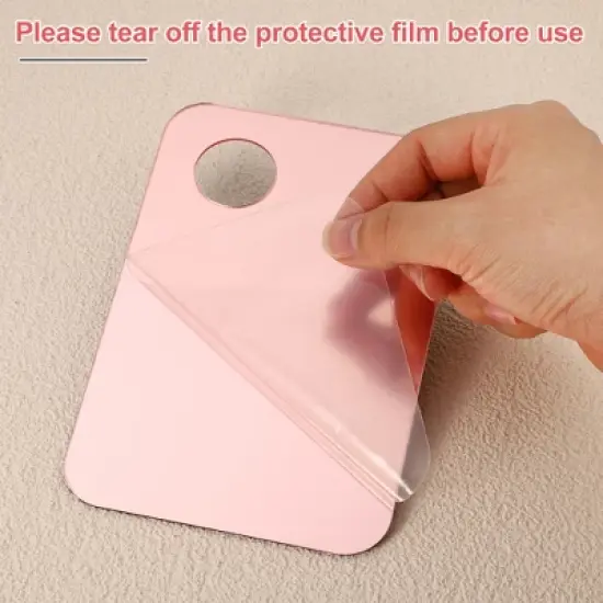 Unique Bargains Foundation Blending Acrylic Cosmetic Makeup Palette and Spatula 1 Set image {4}