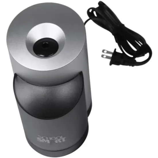 School Smart Vertical Electric Pencil Sharpener, For Classroom, Home, and Office Use, Black and Grey image {5}