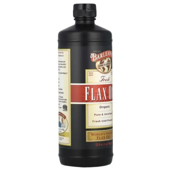 Barlean's Organic Fresh Flax Oil, 32 fl oz (946 ml) image {3}