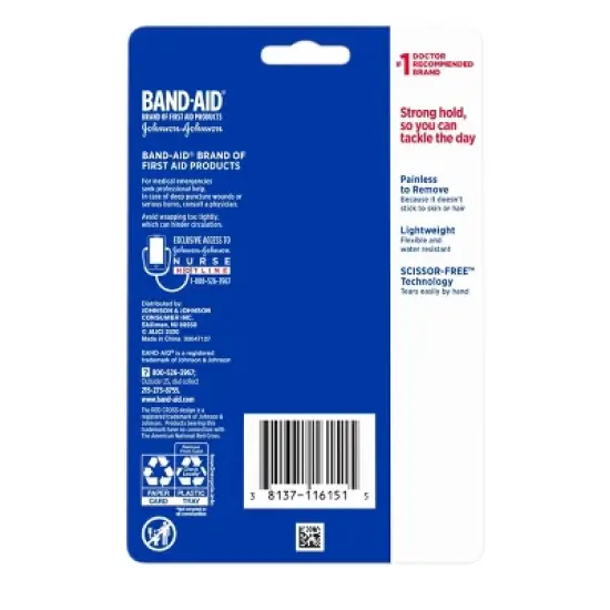 Johnson & Johnson Brand Secure-Flex Self-Adherent Wound Wrap - 3 In by 2.5 yd image {1}