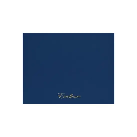 Great Papers Excellence Certificate Holders 9.34" x 12" Blue/Gold 5/Pack (2017044) image {4}