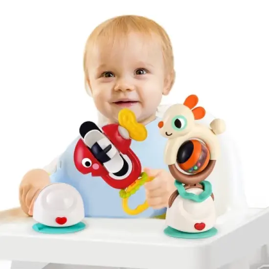 iPlay, iLearn Suction Cup Rattles - 2pk image {4}