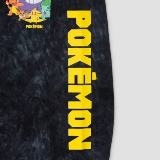 Men's Pokemon Graphic Pullover Sweatshirt - Black image {2}