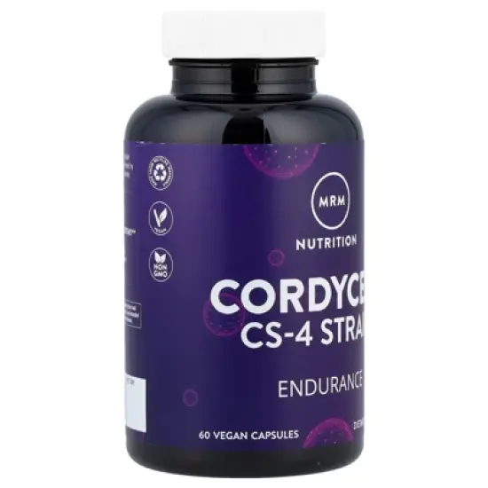 MRM Nutrition Cordyceps CS-4 Strain, 60 Vegan Capsules (750 mg per Capsule) image {3}