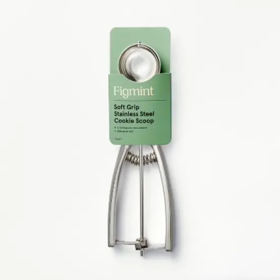 1.5Tbsp Stainless Steel Cookie Scoop Gray - Figmint&trade; image {3}