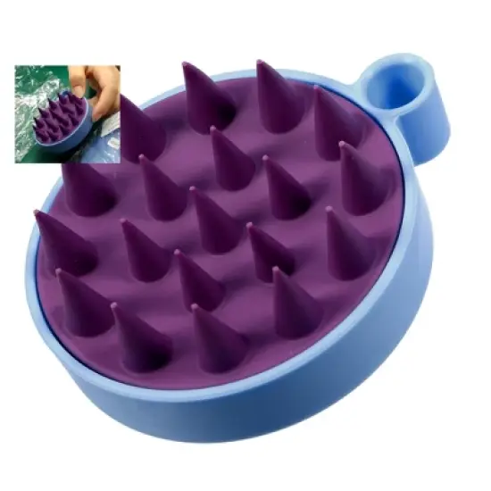 Unique Bargains Hair Scalp Massager Shampoo Brush 3.62"x3.07"x1.38" image {7}