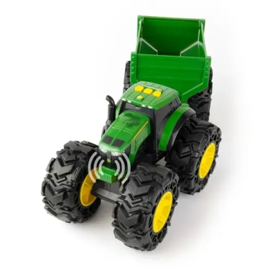 John Deere Monster Treads Tractor with Wagon image {3}