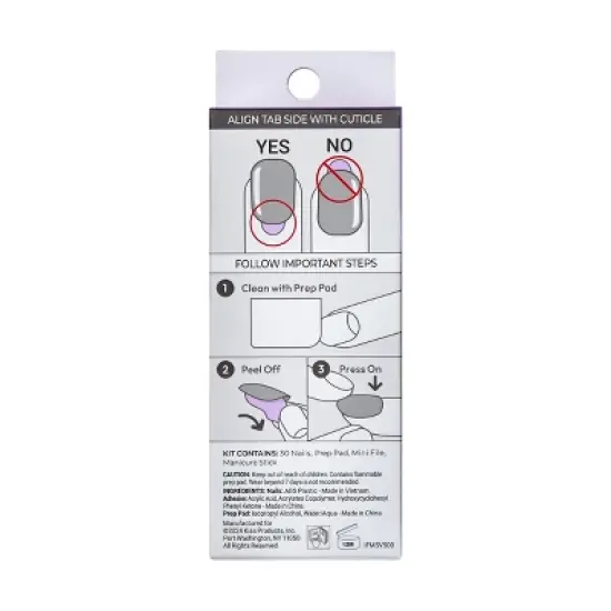 KISS Products imPRESS Press-On Manicure Fake Nails - 33ct image {6}