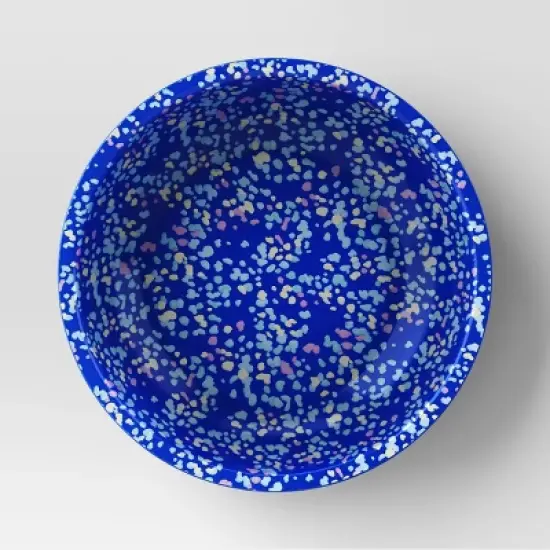 34oz Plastic Terrazzo Candid Cobalt Cereal Bowl Blue - Room Essentials&trade; image {2}