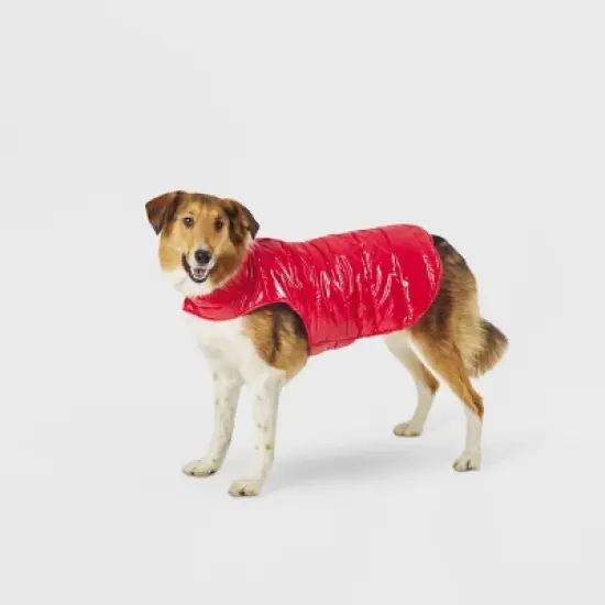 Dog and Cat Puffer - Red - Wondershop&trade; image {5}