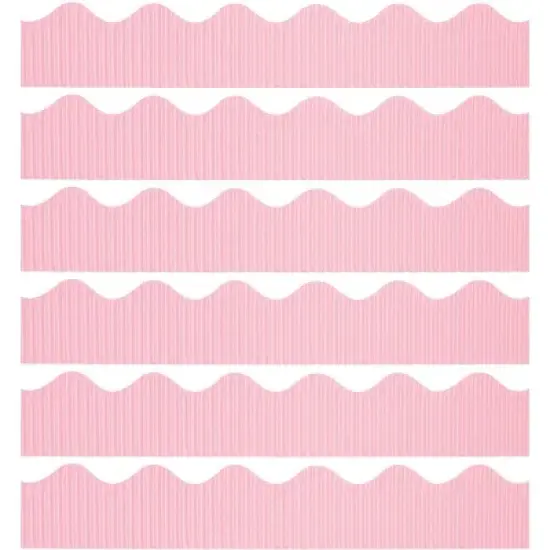 Bordette&reg; Decorative Border, Pink, 2-1/4" x 50', 6 Rolls image {2}