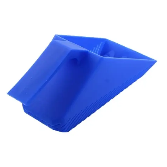 Unique Bargains Aquarium Plastic Sand Scoop Scraper Gravel Cleaning Tool Grit Shovel Blue image {1}