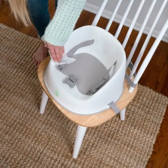 Ity by Ingenuity Simplicity Seat Easy-Clean Baby Booster Feeding Chair - Oat image {1}