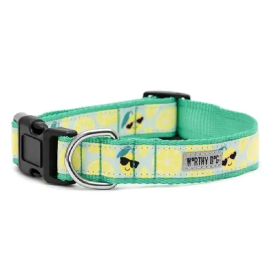 The Worthy Dog Lemons Adjustable Dog Collar image {2}