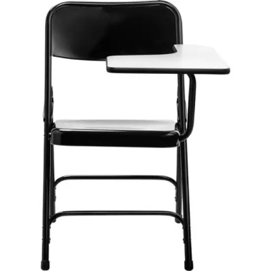 2pk Tablet Arm Folding Chair Black- Hampden Furnishings image {3}