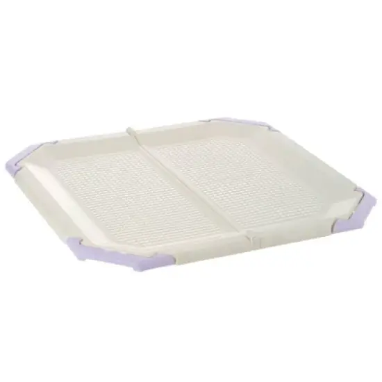 Richell PAW TRAX Mesh Potty Holder in Lavender, Training Tray for Dogs image {5}