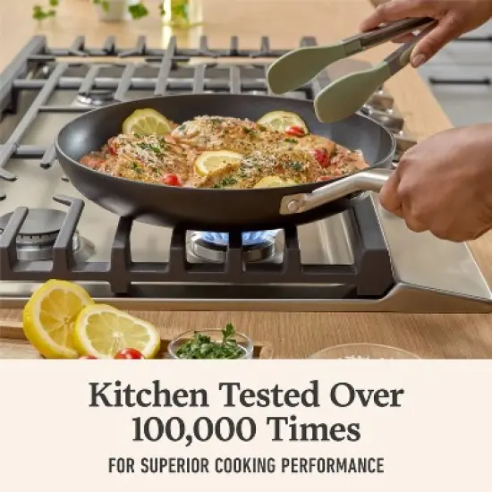 Calphalon 10" and 12" Hard Anodized Aluminum Nonstick Fry Pan: Nonstick Cookware, Stay-Cool Handle, Oven & Dishwasher Safe image {1}