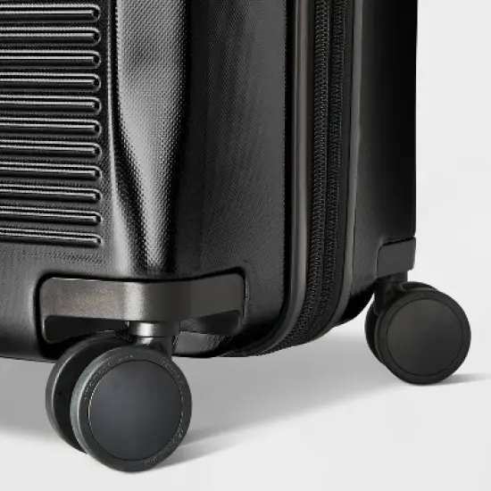 Signature Hardside Large Checked Spinner Suitcase - Open Story&trade; image {4}