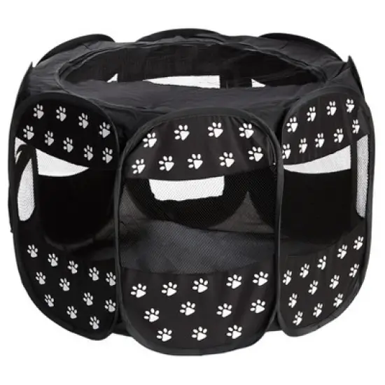 The Lakeside Collection Paw Print Portable Play Pen image {4}