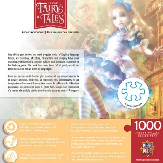 MasterPieces 1000 Piece Jigsaw Puzzle - Alice in Wonderland - 19.25"x26.75" image {3}