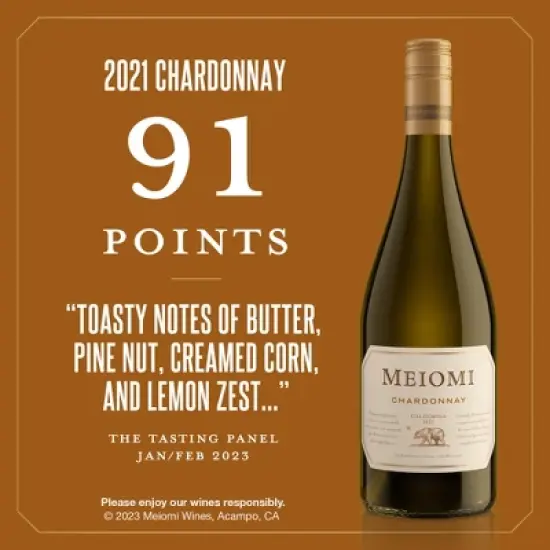 Meiomi Chardonnay White Wine - 750ml Bottle image {6}