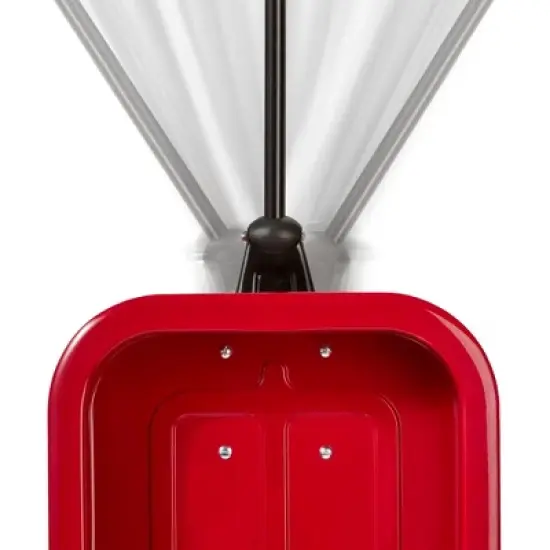 Radio Flyer 18Z 10 Inch Durable Steel Wheels Original Timeless Classic Design Kids Red Wagon with Extra Long Foldable Handle image {3}