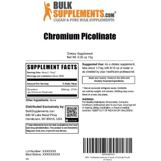 BulkSupplements Chromium Picolinate Powder image {4}