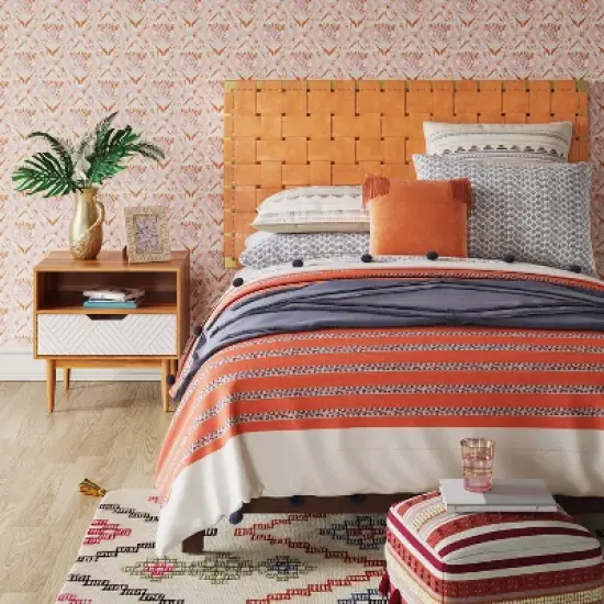 Touraco Nightstand White/Brown - Threshold&trade; image {4}