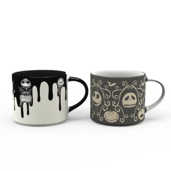 2pc Ceramic Modern 15oz Mugs - Zak Designs image {1}