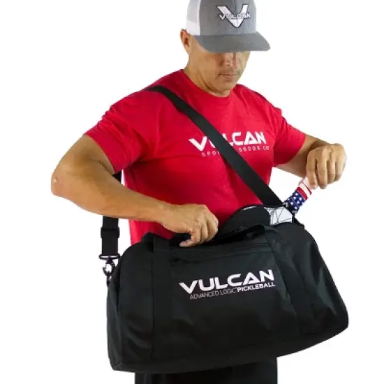 Vulcan Pickleball Duffel Bag - Black image {1}