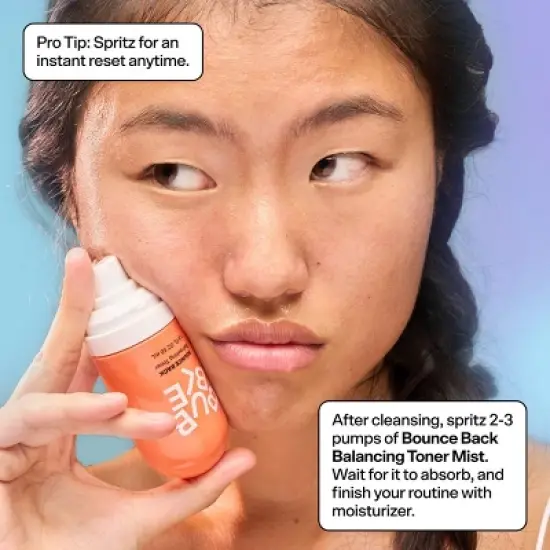 Bubble Skincare Bounce Back Balancing Toner Mist - 1.8 fl oz image {3}