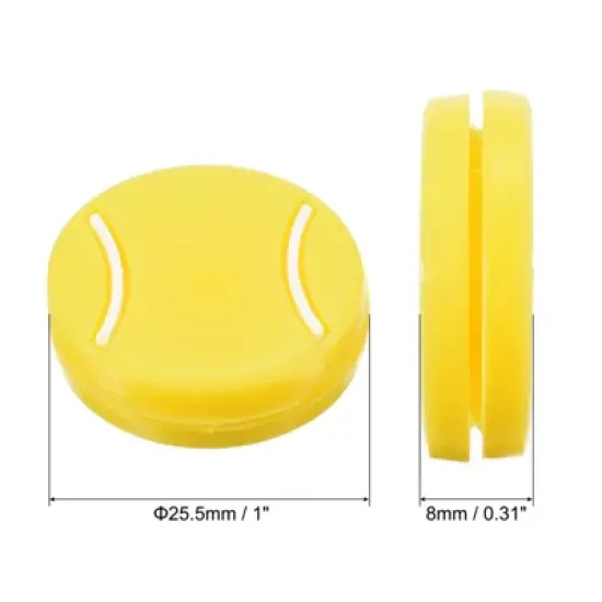 Unique Bargains Silicone Shock Absorber Tennis Racket Vibration Dampener 8 Pcs image {1}