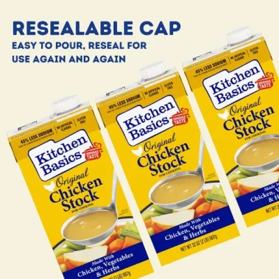 Kitchen Basics Gluten Free Chicken Stock - 32oz image {2}