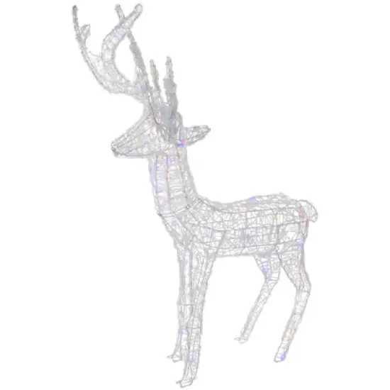 Northlight LED Color Changing Commercial Grade Acrylic Reindeer Outdoor Christmas Decoration - 46.5" image {5}