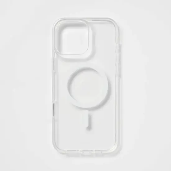 Apple iPhone 16 Pro Max Case for MagSafe - heyday&trade; Clear: Polycarbonate, TPU image {4}