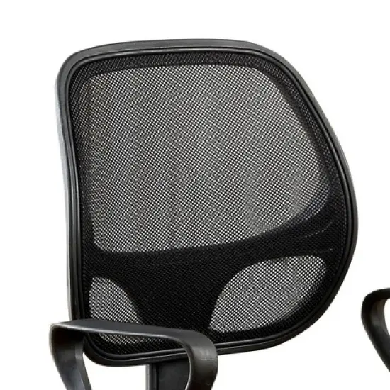 Denmar Padded Mesh Adjustable Office Chair Black - miBasics image {2}