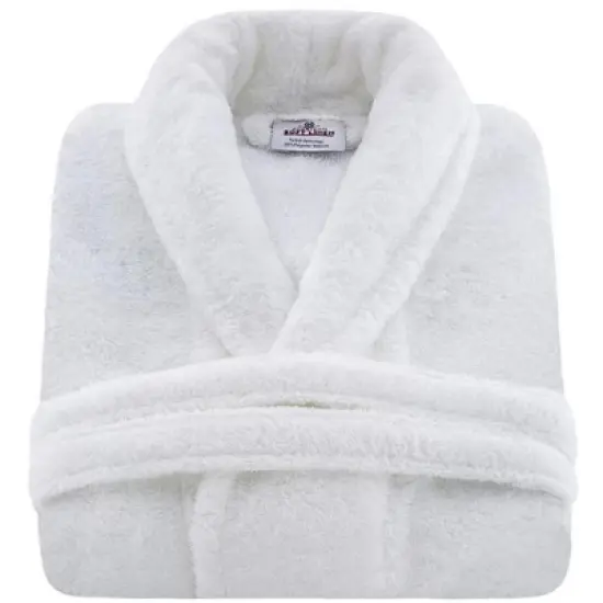American Soft Linen Warm Fleece Bathrobe, Mens and Womens Adult Robes for your Bathroom, Shawl Collar Robes image {7}