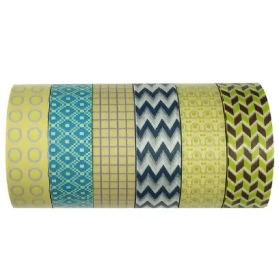 Wrapables Washi Masking Tape Collection, Premium Value Pack image {15}