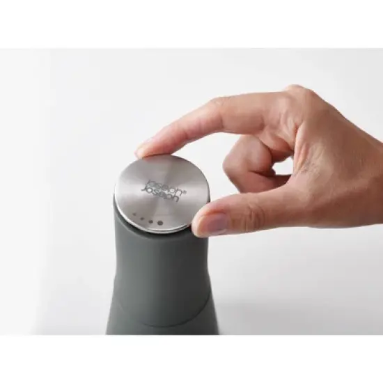 Joseph Joseph Milltop Salt & Pepper Set - Gray: Pepper Grinder, Ceramic Mechanism, 2-Piece, 115ml Capacity image {2}