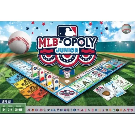 MasterPieces Opoly Kids & Family Board Games - MLB League Opoly Junior image {5}