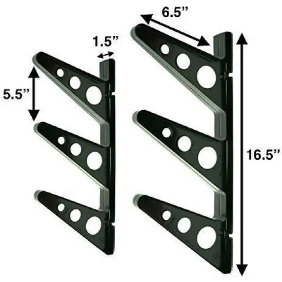 StoreYourBoard Trifecta Lacrosse Stick Storage Rack | 3 Levels image {3}