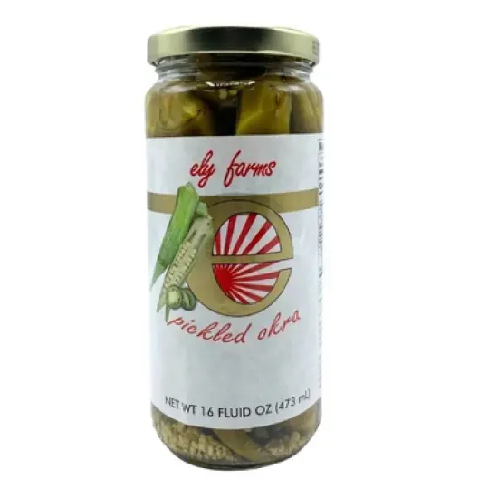 Ely Farms 12 oz Pickled Okra - Pack of 3 image {3}