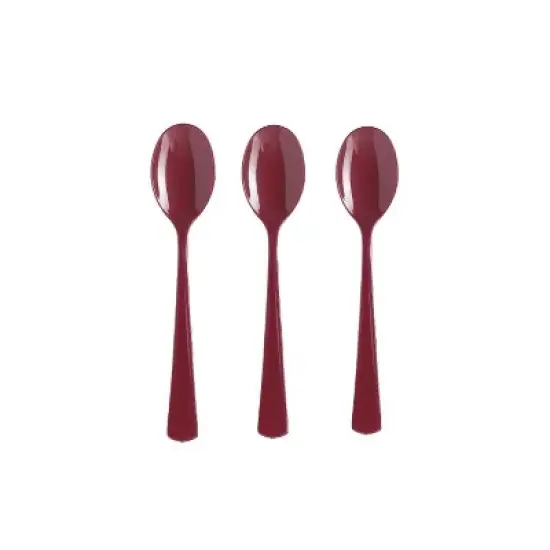 Exquisite Solid Color Plastic Utensil Cutlery Set Forks Spoons Knives- 150 Pack image {2}